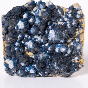 Deep Blueberry Fluorite Crystal Cluster from Fujian Provence, China-rare